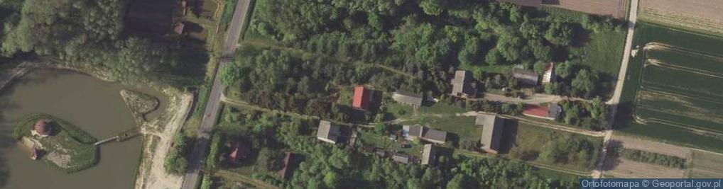 Zdjęcie satelitarne Zakrzówek-Wieś ul.