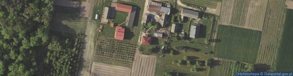 Zdjęcie satelitarne Zakrzówek-Wieś ul.