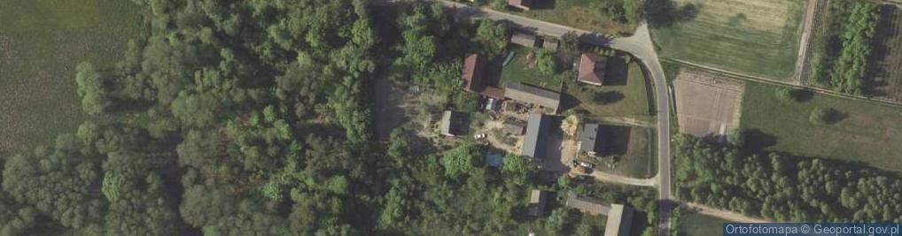 Zdjęcie satelitarne Zakrzówek-Wieś ul.