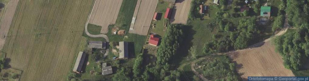 Zdjęcie satelitarne Zakrzówek-Wieś ul.