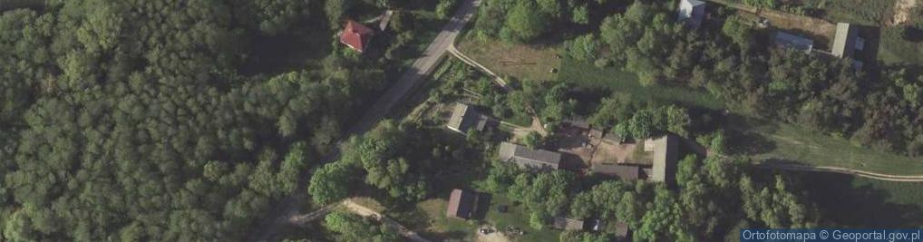 Zdjęcie satelitarne Zakrzówek-Wieś ul.