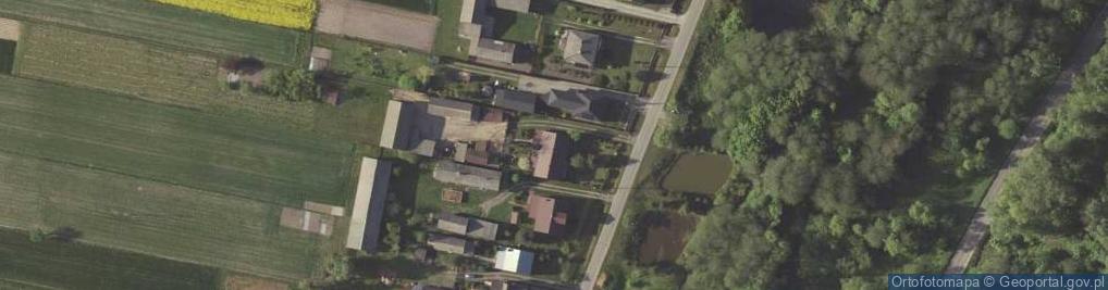 Zdjęcie satelitarne Zakrzówek-Wieś ul.