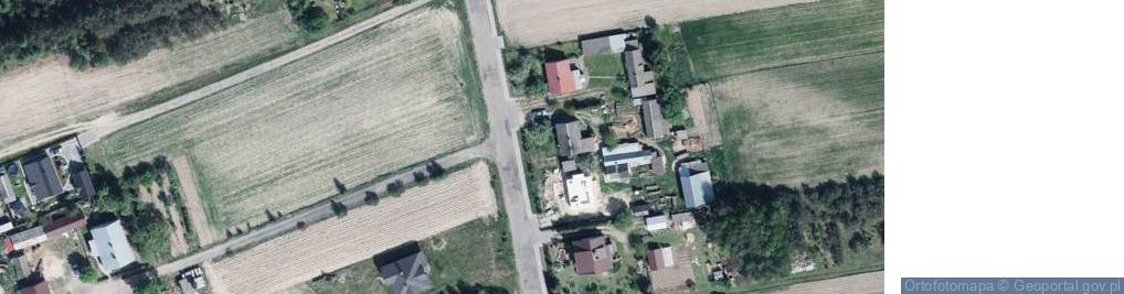 Zdjęcie satelitarne Zalutyń ul.