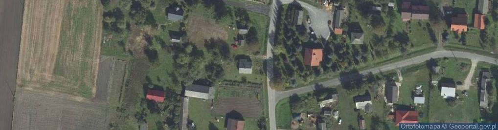 Zdjęcie satelitarne Zawalów ul.