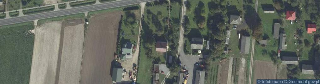 Zdjęcie satelitarne Zawalów ul.