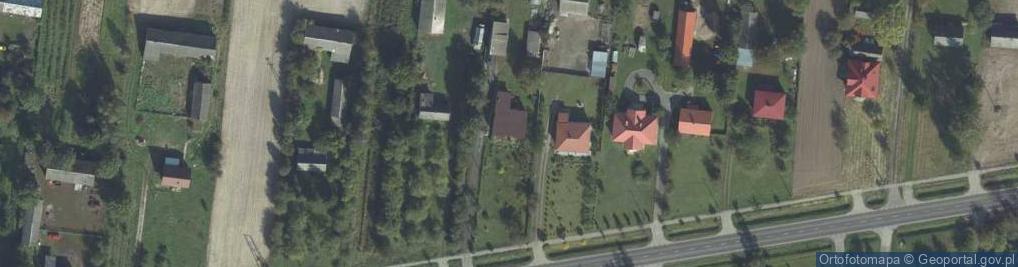Zdjęcie satelitarne Zawalów ul.