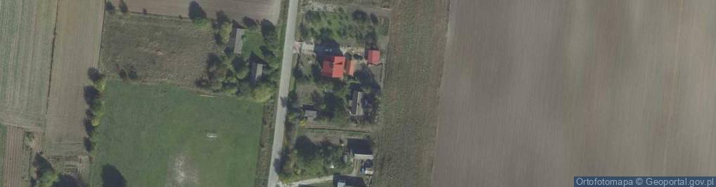 Zdjęcie satelitarne Zawalów ul.