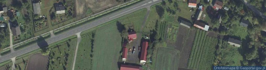 Zdjęcie satelitarne Zawalów ul.