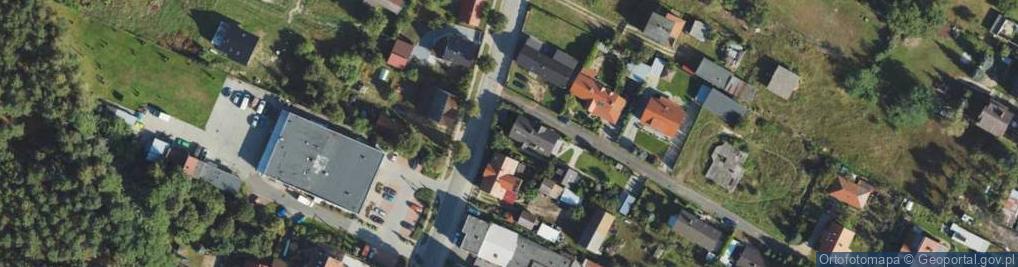 Zdjęcie satelitarne Zawada-Zielonogórska ul.