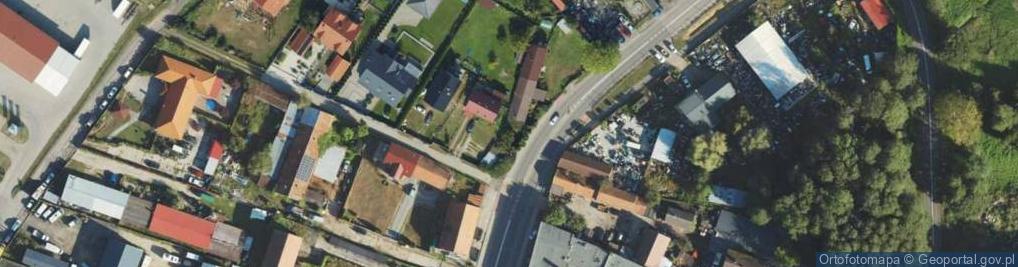 Zdjęcie satelitarne Zawada-Zielonogórska ul.