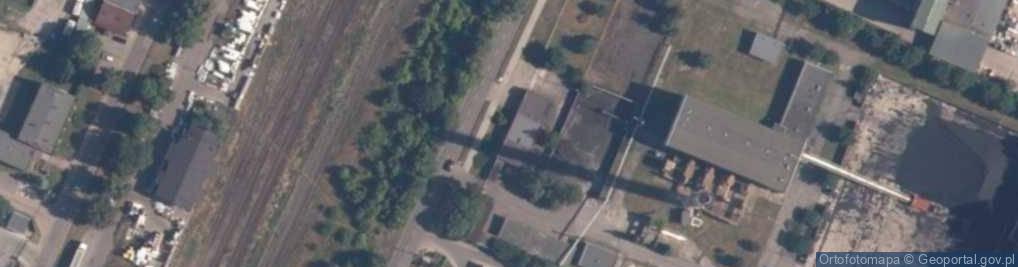 Zdjęcie satelitarne Za Dworcem ul.