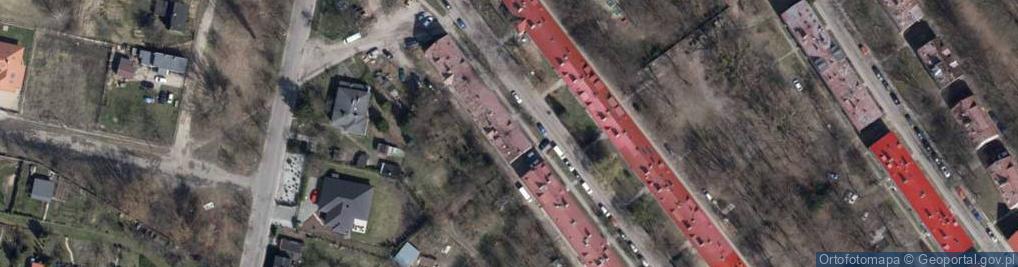 Zdjęcie satelitarne Zbocze ul.