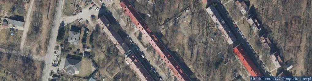 Zdjęcie satelitarne Zbocze ul.