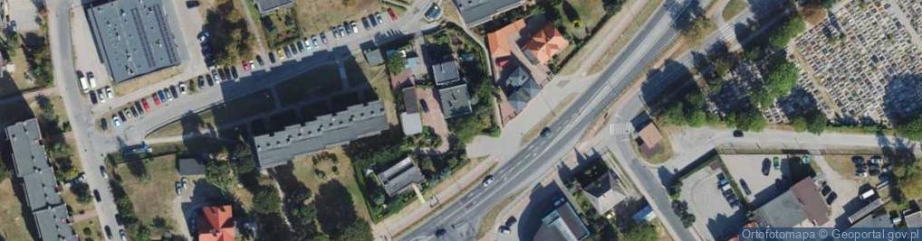 Zdjęcie satelitarne Zblewska ul.