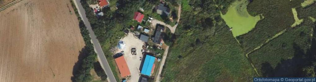 Zdjęcie satelitarne Zbójno ul.