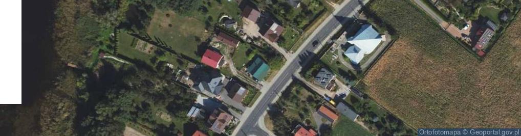 Zdjęcie satelitarne Zbójno ul.