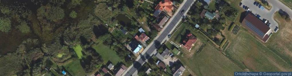 Zdjęcie satelitarne Zbójno ul.
