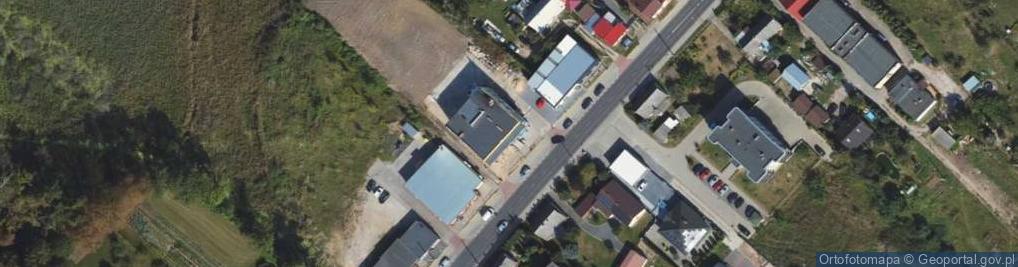 Zdjęcie satelitarne Zbójno ul.