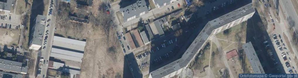 Zdjęcie satelitarne Zduńska ul.