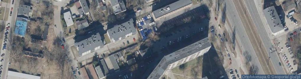 Zdjęcie satelitarne Zduńska ul.
