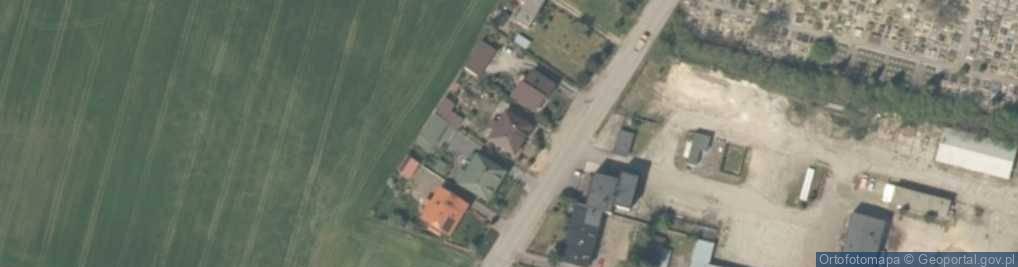 Zdjęcie satelitarne Zduny ul.