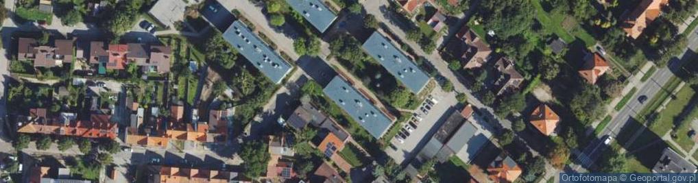 Zdjęcie satelitarne Żeglarska ul.