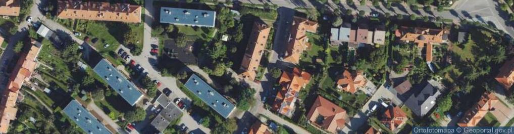 Zdjęcie satelitarne Żeglarska ul.