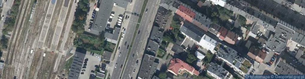 Zdjęcie satelitarne Żelazna ul.