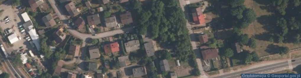 Zdjęcie satelitarne Żesławskiego, mjr. ul.