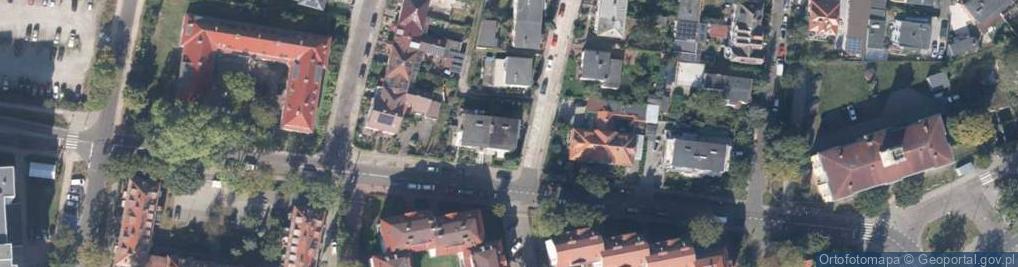 Zdjęcie satelitarne Żeglarska ul.