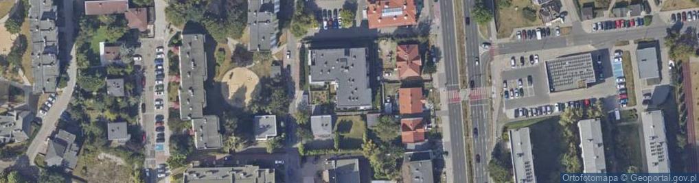 Zdjęcie satelitarne Żelazna ul.