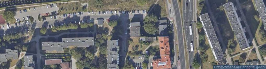 Zdjęcie satelitarne Żelazna ul.