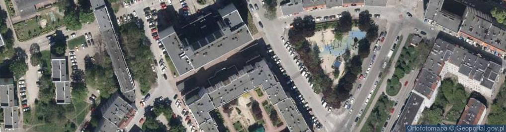 Zdjęcie satelitarne Żelazna ul.