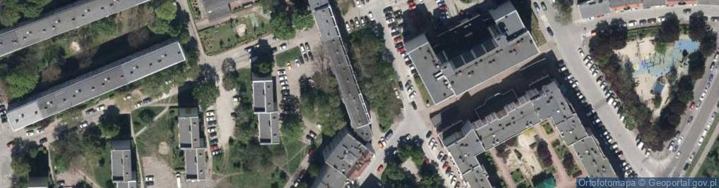 Zdjęcie satelitarne Żelazna ul.
