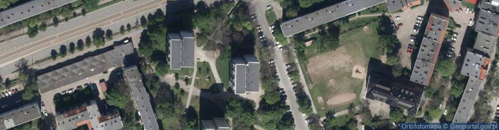 Zdjęcie satelitarne Żelazna ul.