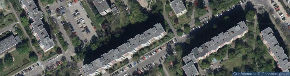 Zdjęcie satelitarne Zemska ul.
