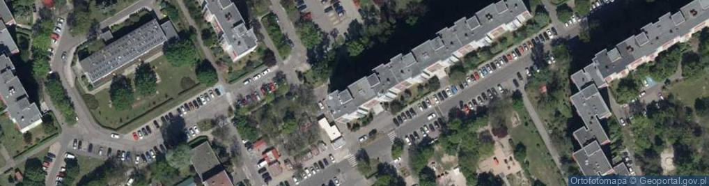 Zdjęcie satelitarne Zemska ul.