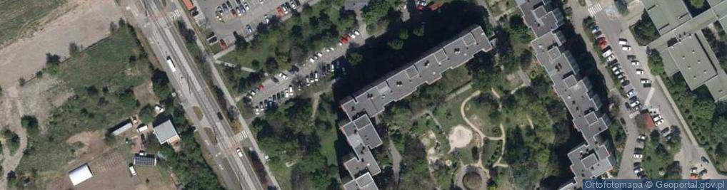 Zdjęcie satelitarne Zemska ul.