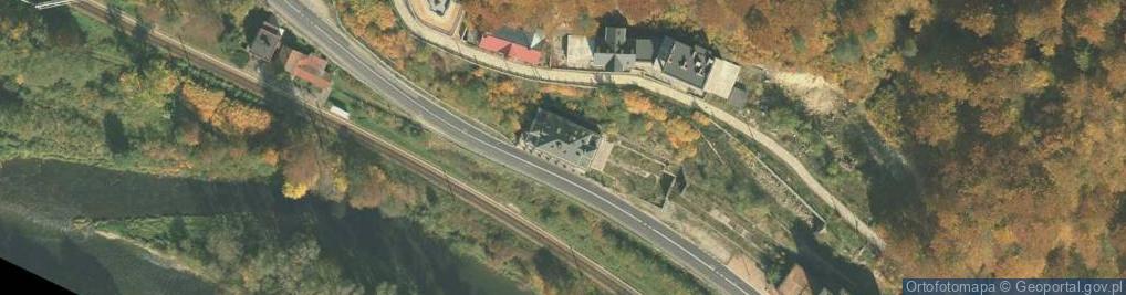 Zdjęcie satelitarne Żegiestów-Zdrój ul.