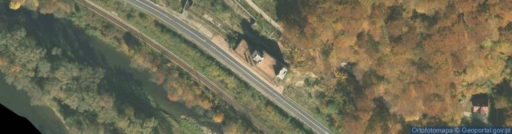 Zdjęcie satelitarne Żegiestów-Zdrój ul.