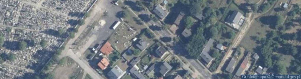 Zdjęcie satelitarne Zgierska ul.