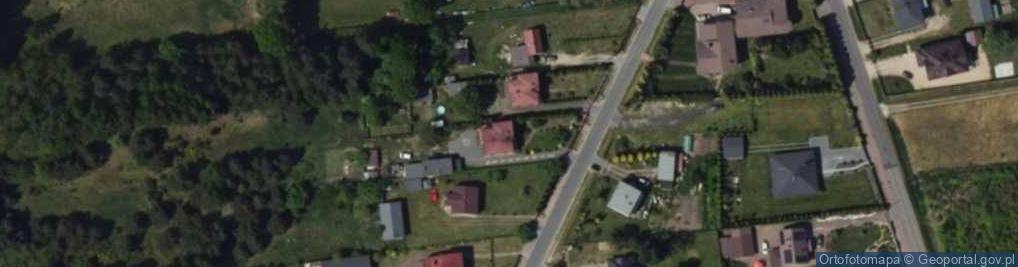 Zdjęcie satelitarne Zielona ul.