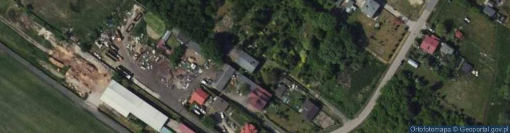 Zdjęcie satelitarne Zielona ul.