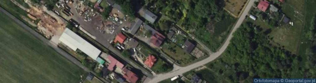 Zdjęcie satelitarne Zielona ul.
