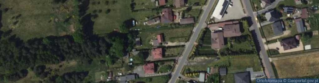 Zdjęcie satelitarne Zielona ul.
