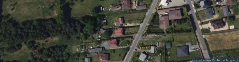 Zdjęcie satelitarne Zielona ul.