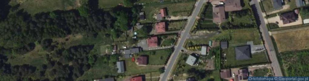 Zdjęcie satelitarne Zielona ul.