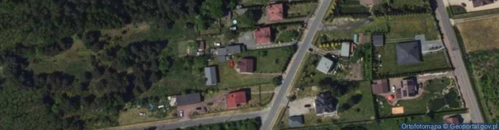 Zdjęcie satelitarne Zielona ul.
