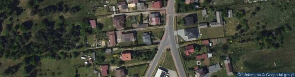 Zdjęcie satelitarne Zielona ul.