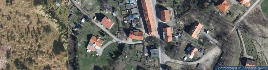 Zdjęcie satelitarne Zielona ul.